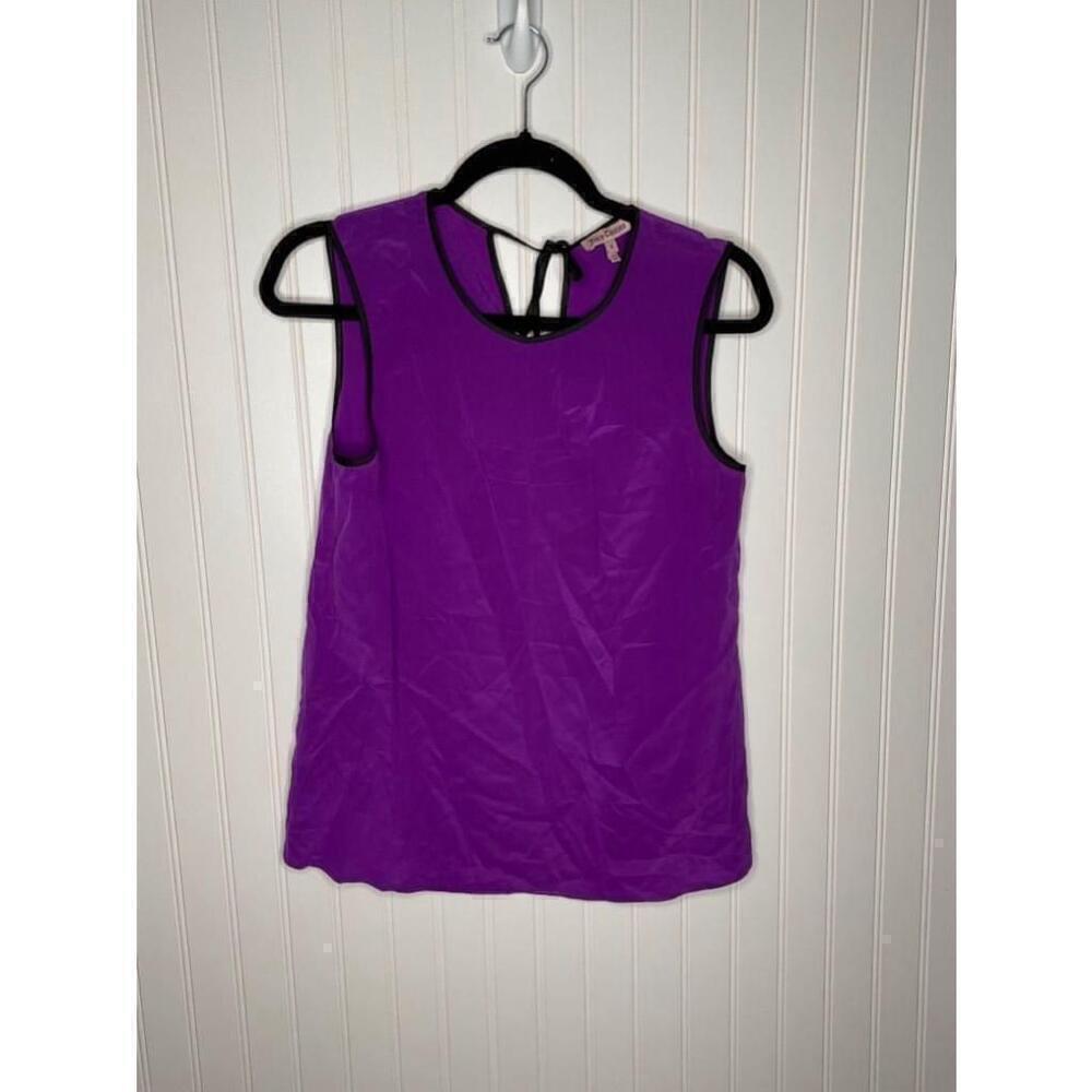 Women's Juicy Couture Purple Silk Blouse Size S